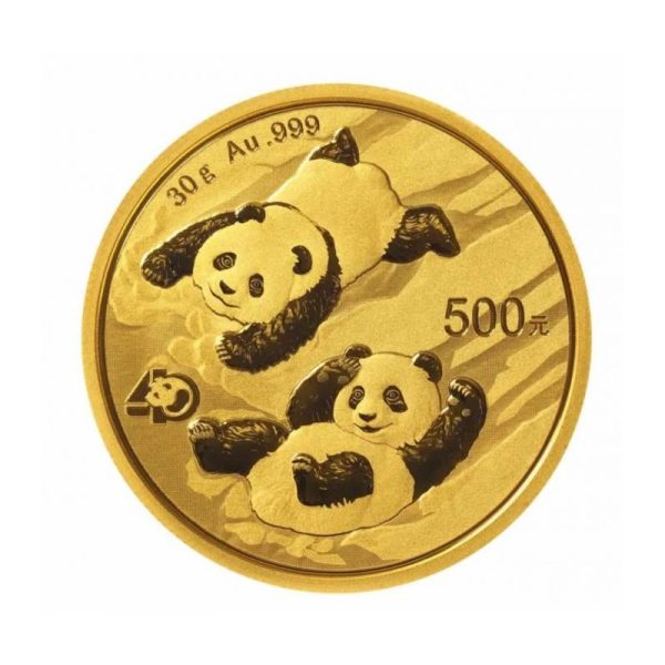 gold china panda 30 gr 2022 yuan 500