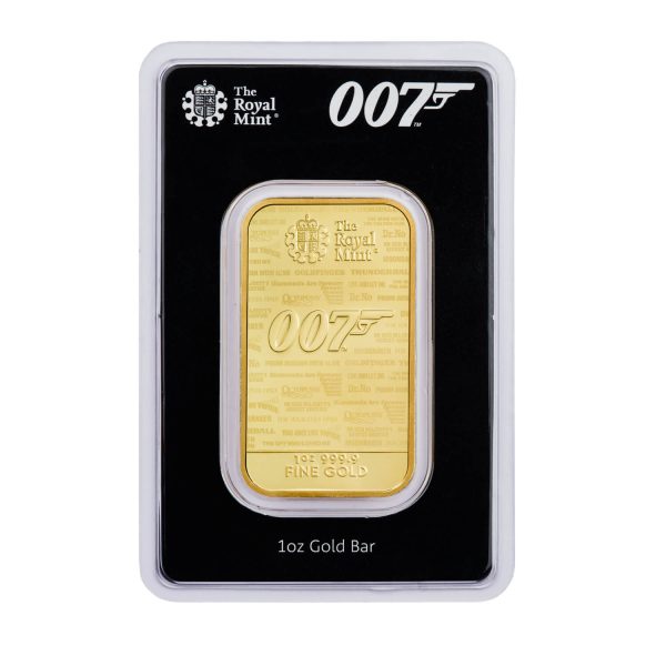 james bond 1oz gold bullion bar side 1 in packaging 1500x1500 f3a2c67 1