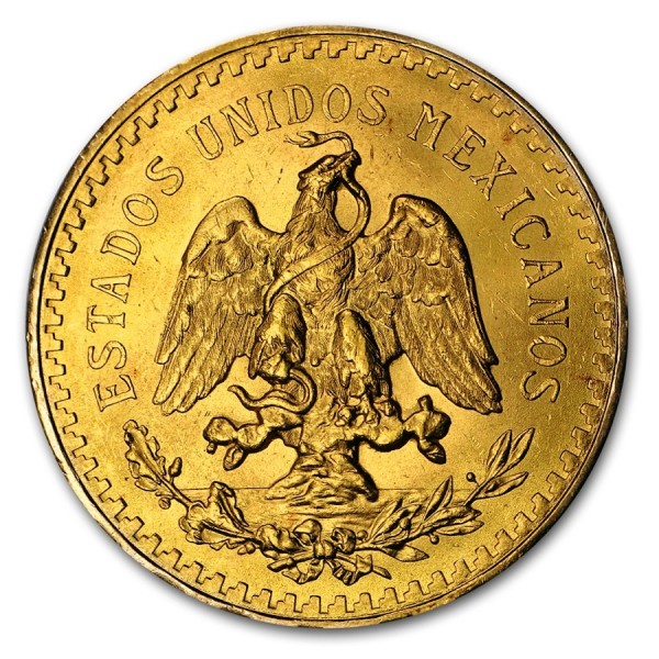 mexico gold 50 pesos back