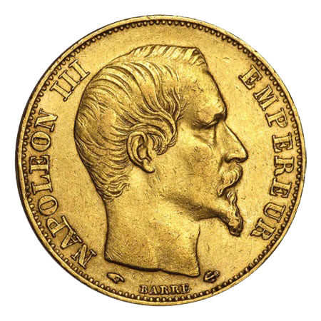 napoleon gouden munt voorkant 1