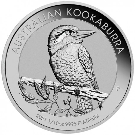 perth mint 110 oz platinum kookaburra 2021 bu 15 1