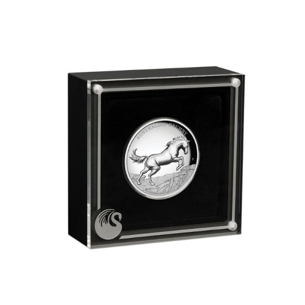 perth mint australian brumby 2021 2oz silver proof high relief coin 2