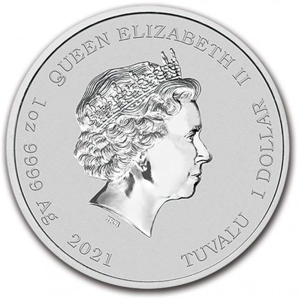 perth mint james bond 007 2021 1oz silver bullion coin 1 gilded 1