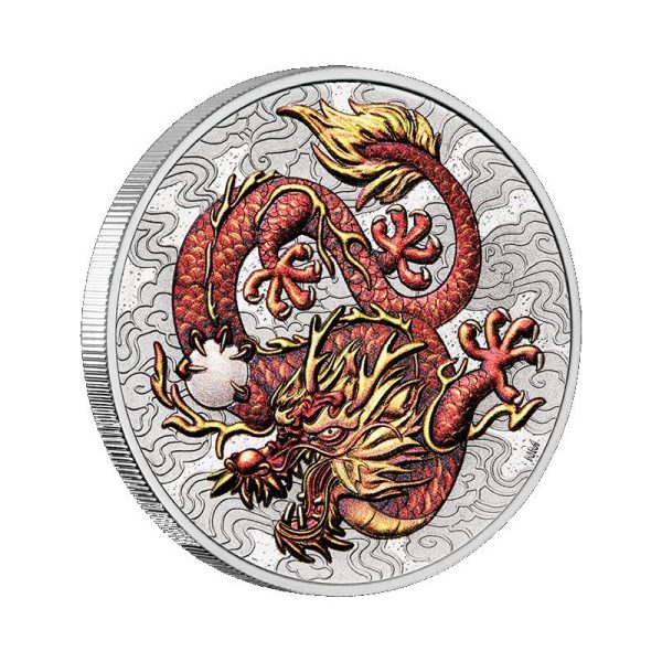 pm 1 oz silver red dragon 2021 1 bu chinese myths legends 1