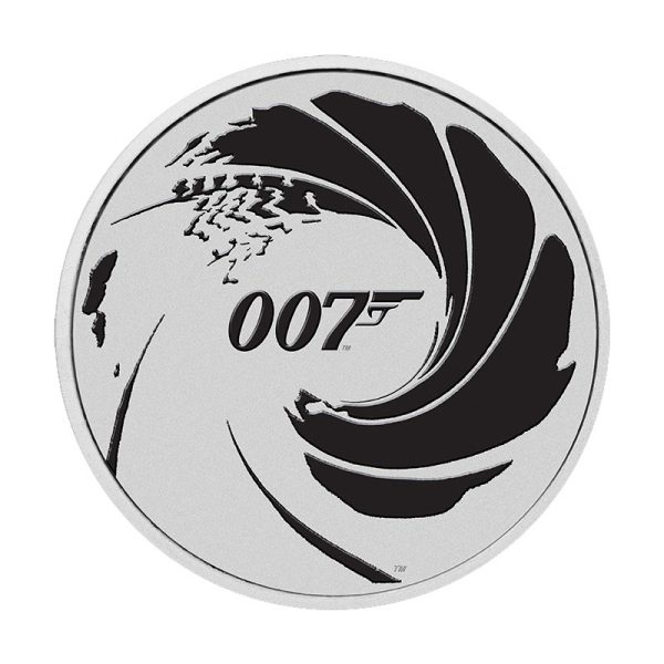 pm black 1 oz silver james bond 2022 black 1 bu first of coloured series