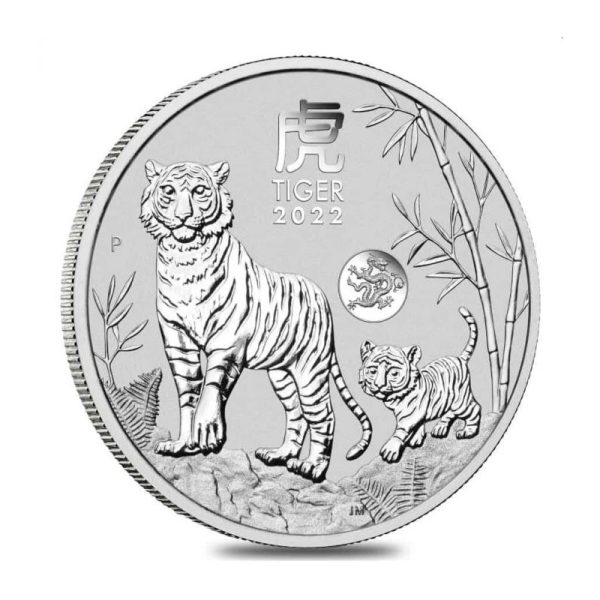 pm lunar 3 tiger 1 oz silver 2022 bu 1 privy dragon australia