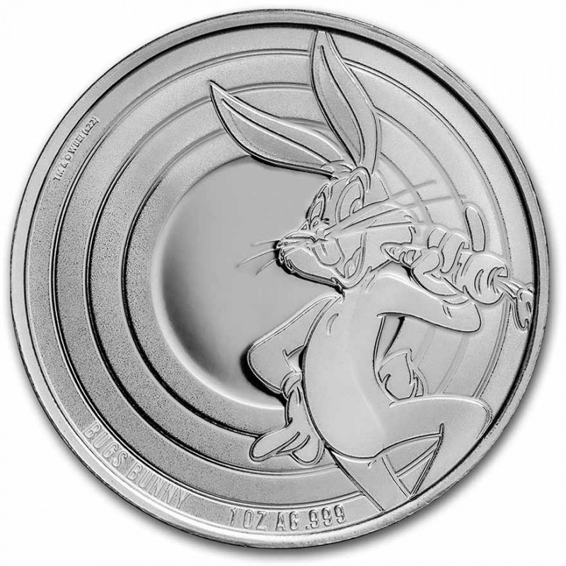 samoa 1 oz silver bugs bunny 2022 5 bu