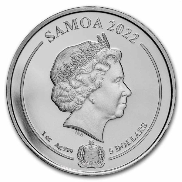 samoa 1 oz silver bugs bunny 2022 5 bu 1