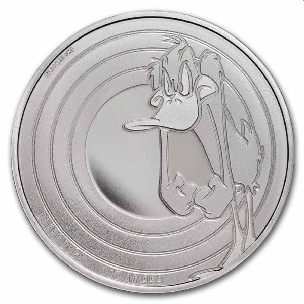 samoa 1 oz silver daffy duck 2022 5 bu