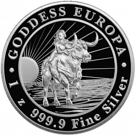 tokelau 1 oz silver goddess europa 2021 5