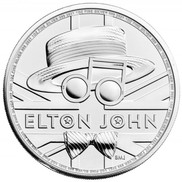 uk 1 oz silver elton john 2021 2 music legends