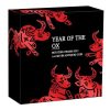 0 06 2021 Rotating Ox 1oz Silver Antiqued Coin InShipper HighRes