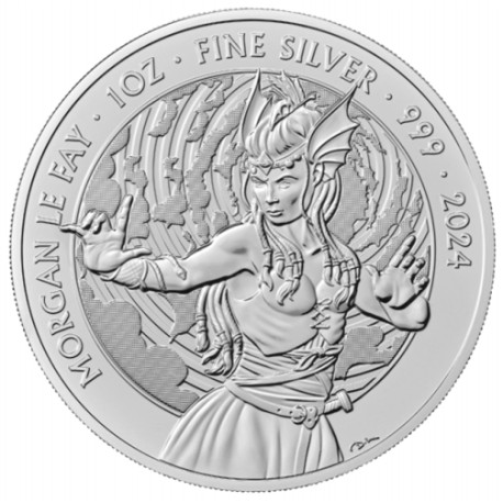 1 oz silver myths legends 20243 1 bu morgan le fay