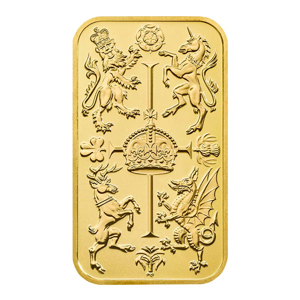1 oz the royal celebration gold bar royal mint 2023 3