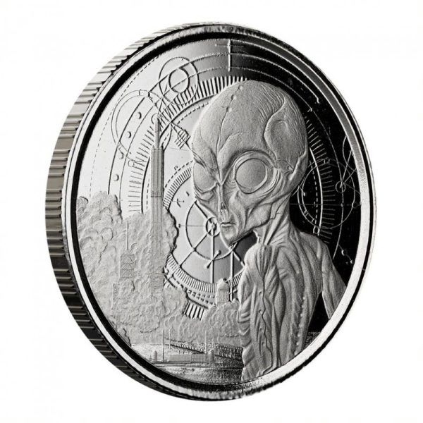 12 oz 2021 ghana alien 4 coin set 4