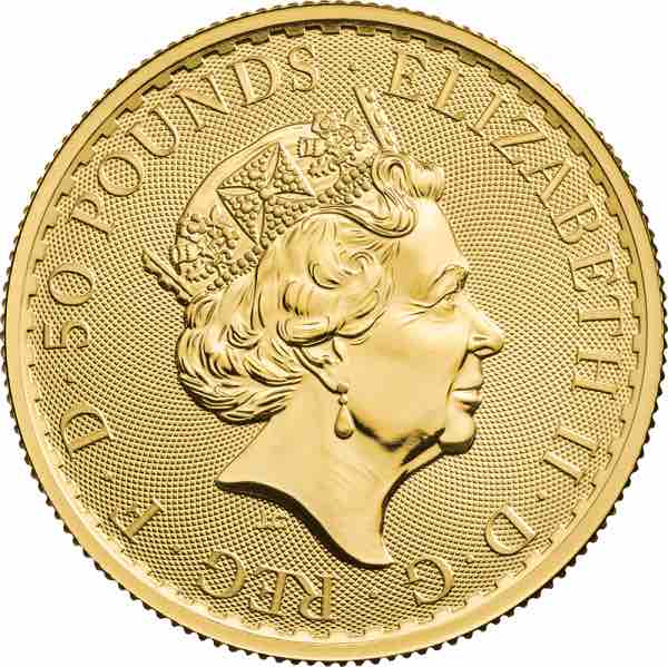 1 2 ounce Gold Britannia 2021 2