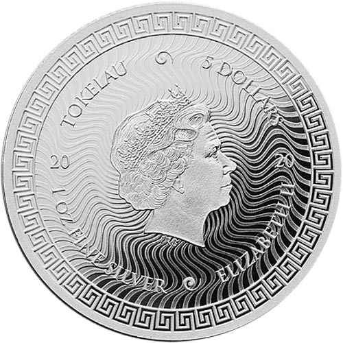 2020 1 oz Tokelau Icon Silver Coin Proof Like rev