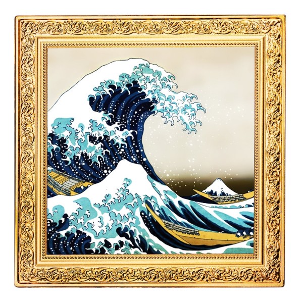 2020 1oz niue the great wave off kanagawa hokusai katsushika treasures of world painting proof coin reverse