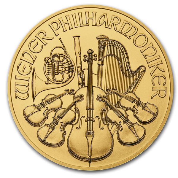 2021 1 oz austrian gold philharmonic coin bu 224757 slab
