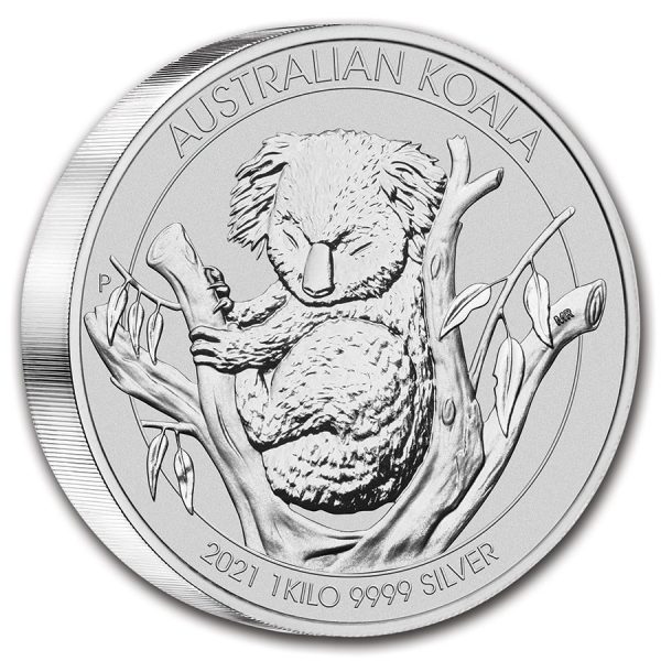 2021 australia 1 kilo silver koala bu 218837 rev