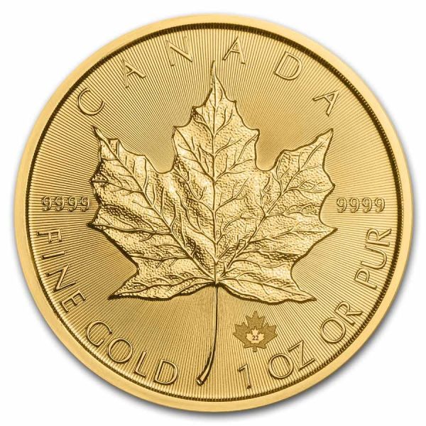 2022 canada 1 oz gold maple leaf bu 238710 slab