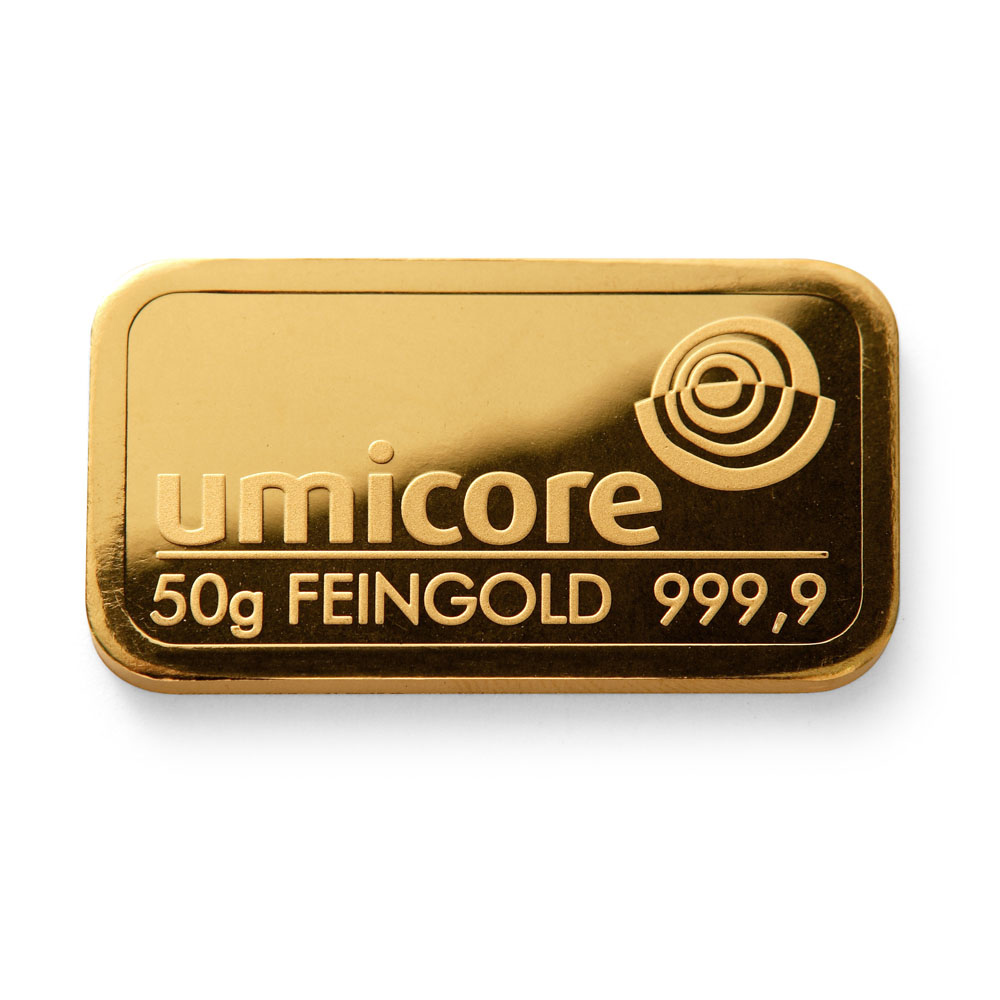 50 gram gold bar