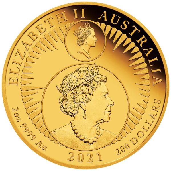 Kangaroo Nugget 35th Anniversary 2 troy ounce gouden munt 2021 3