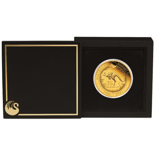 Kangaroo Nugget 35th Anniversary 2 troy ounce gouden munt 2021 4
