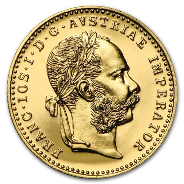 austria gold modern restrike ducat coin