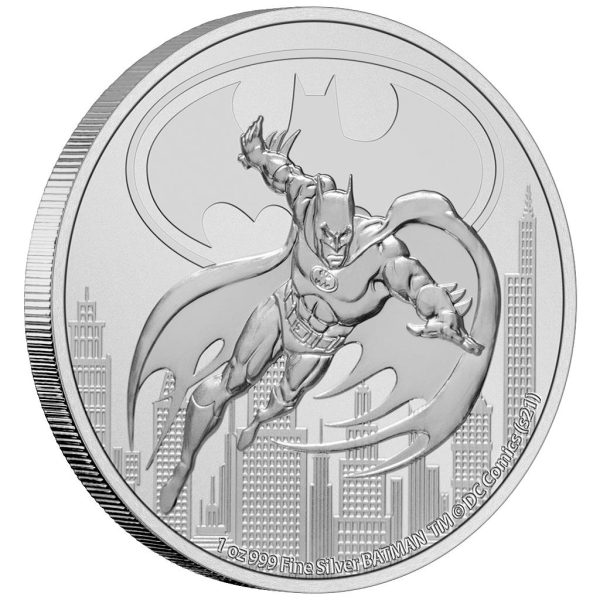 batman dc comics silver coin 1