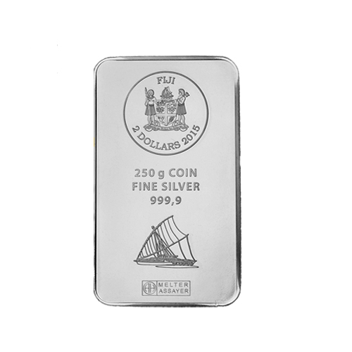 muntbaar 250g silver zilver fiji