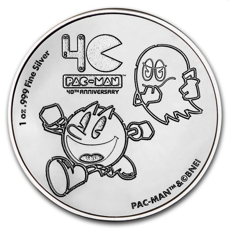 niue 1 oz silver pac man 40th anniversary 2020 2 2