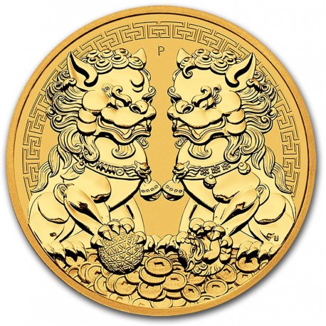 perh mint 1 oz gold double pixiu 2021 100