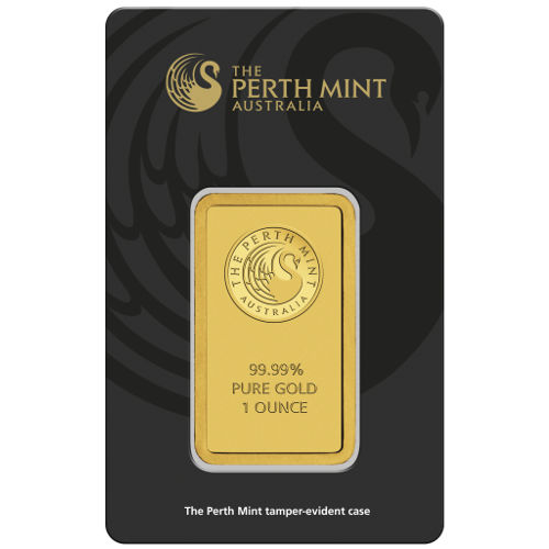 perth mint 1 troy ounce goudbaar kopen