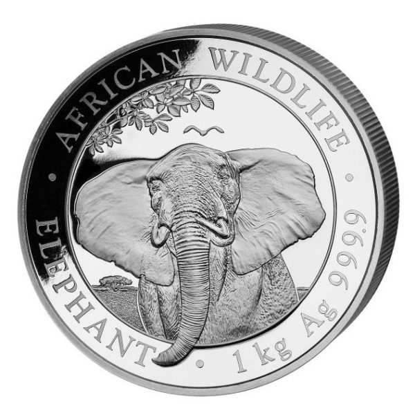 somalia olifant kilomunt zilver 2021