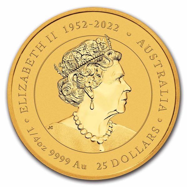 Lunar Series III Dragon 1/4 troy ounce gouden munt 2024 - Afbeelding 2