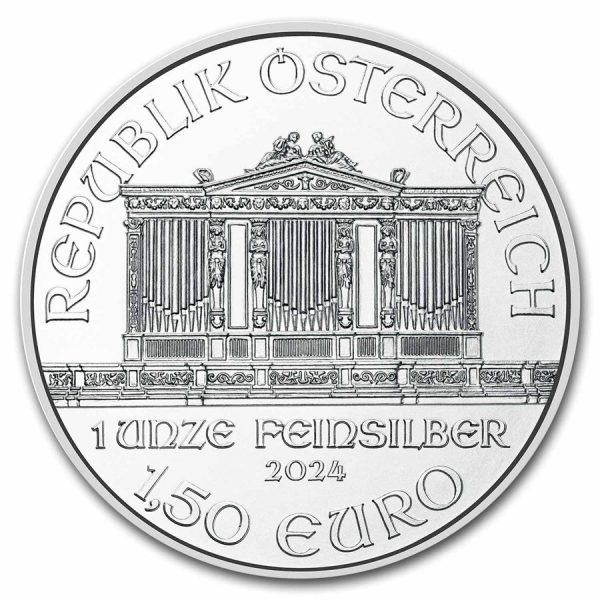 Philharmoniker 1 troy ounce zilveren munt 2025 - Afbeelding 2