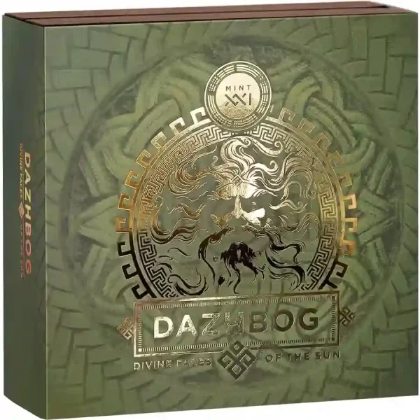 Dahzbog Divine Faces of the Sun 3 oz zilveren munten 2024 - Afbeelding 4