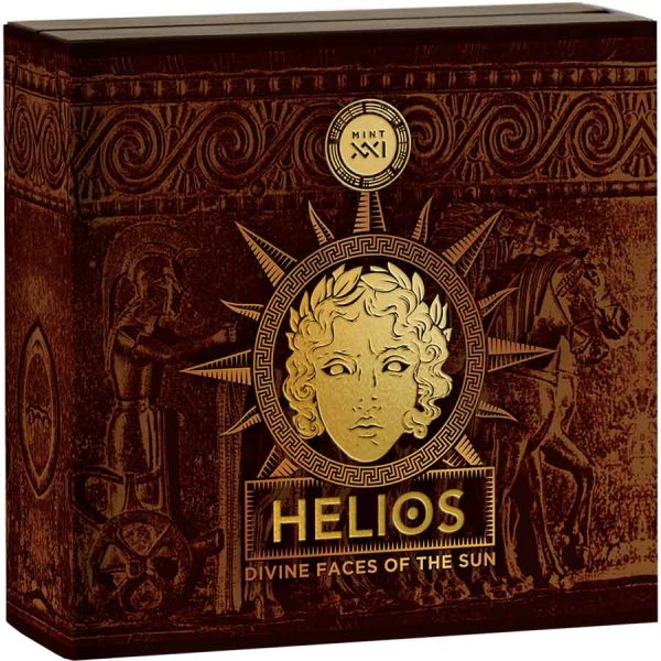 Helios Divine Faces of the Sun 3 oz zilveren munten 2022 - Afbeelding 4