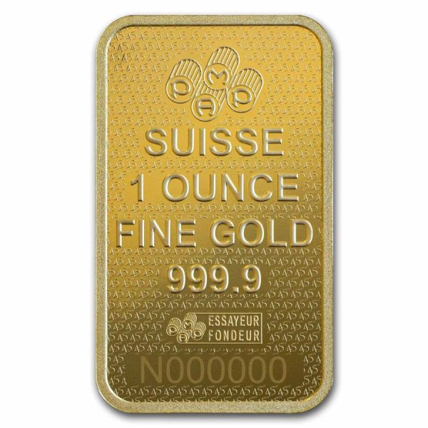 Pamp Suisse Fortuna 45th Anniversary 1 troy ounce goudbaar - Afbeelding 4
