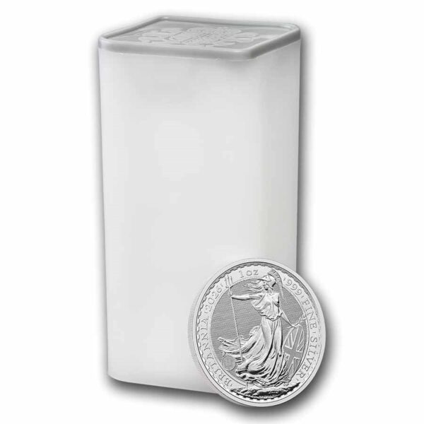Britannia 1 troy ounce zilveren munt 2026 - Afbeelding 3