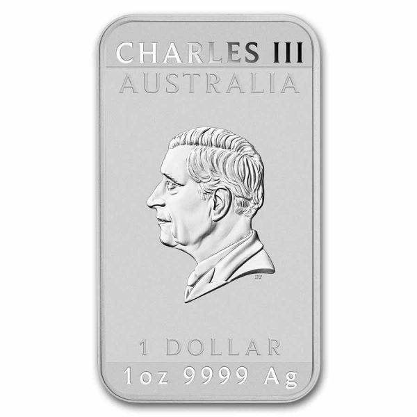 Dragon 1 troy ounce Rectangular zilveren munt 2025 - Afbeelding 2