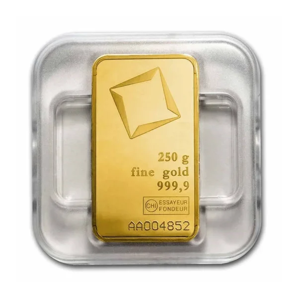 Valcambi 250 gram goudbaar - Afbeelding 2