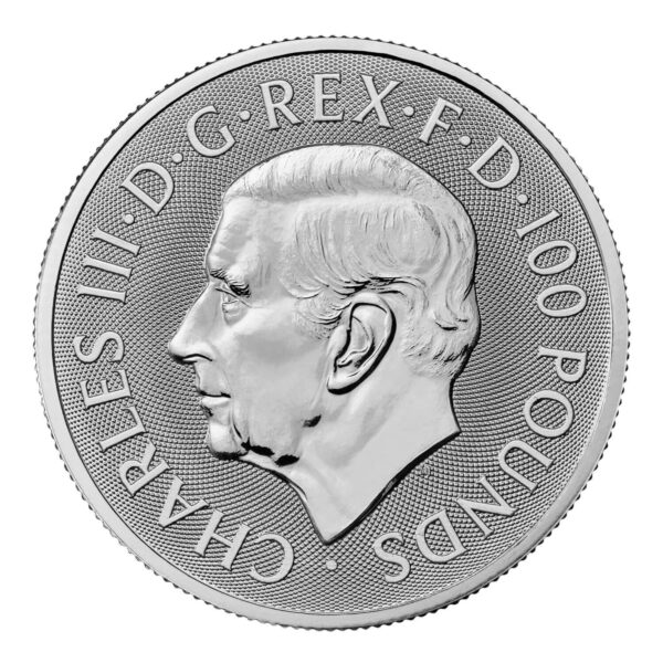 Tudor Beasts Greyhound of Richmond 1 troy ounce platina munt 2025 - Afbeelding 2