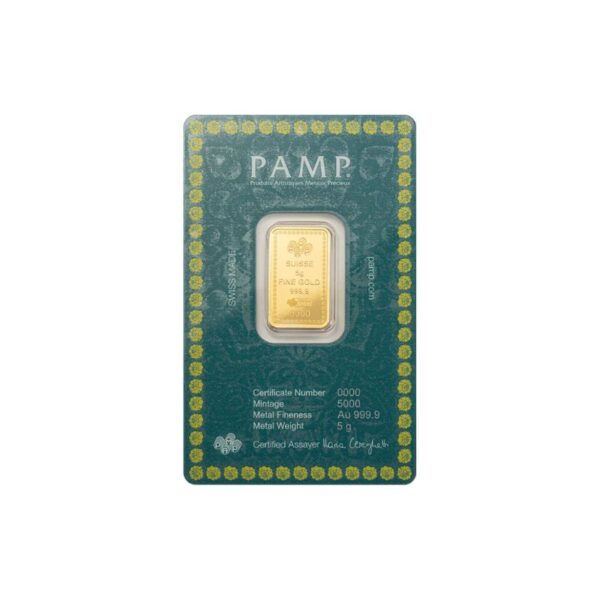 Pamp Diwali Lakshmi & Rangoli 5 gram goudbaar - Afbeelding 2