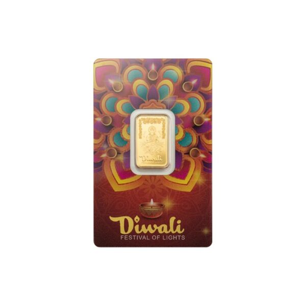 Pamp Diwali Lakshmi & Rangoli 5 gram goudbaar
