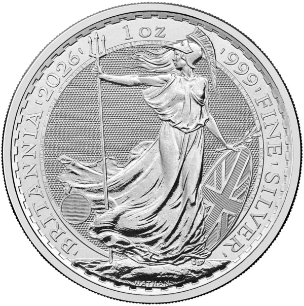 Britannia 1 troy ounce zilveren munt 2026