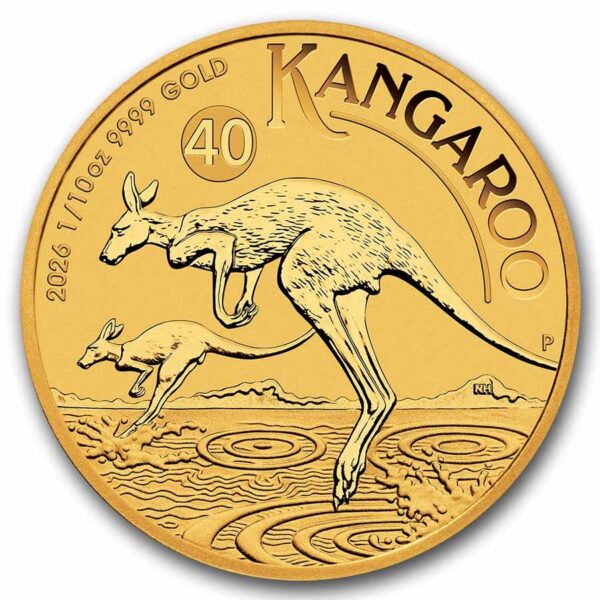 Kangaroo 1/10 troy ounce gouden munt 2026