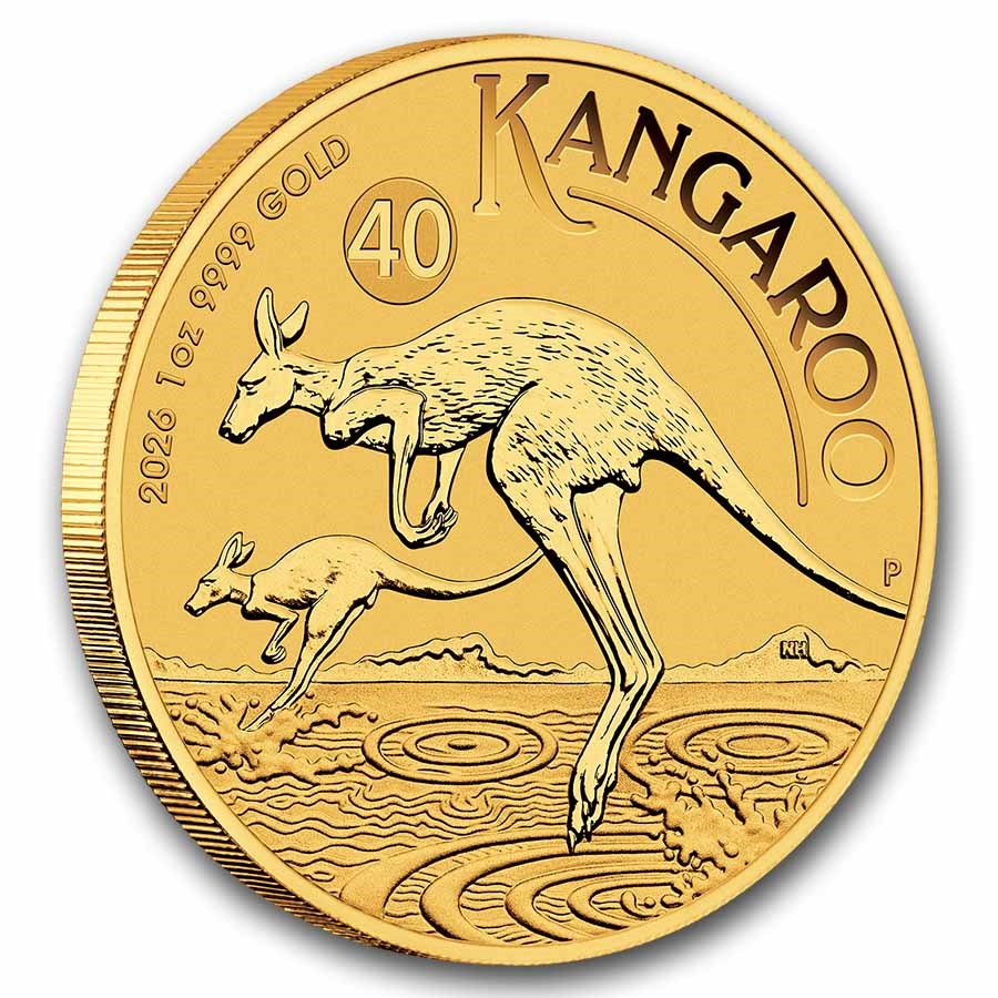 Kangaroo 1 troy ounce gouden munt 2026 - Afbeelding 3