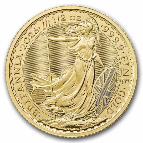 Britannia 1/2 troy ounce gouden munt 2026